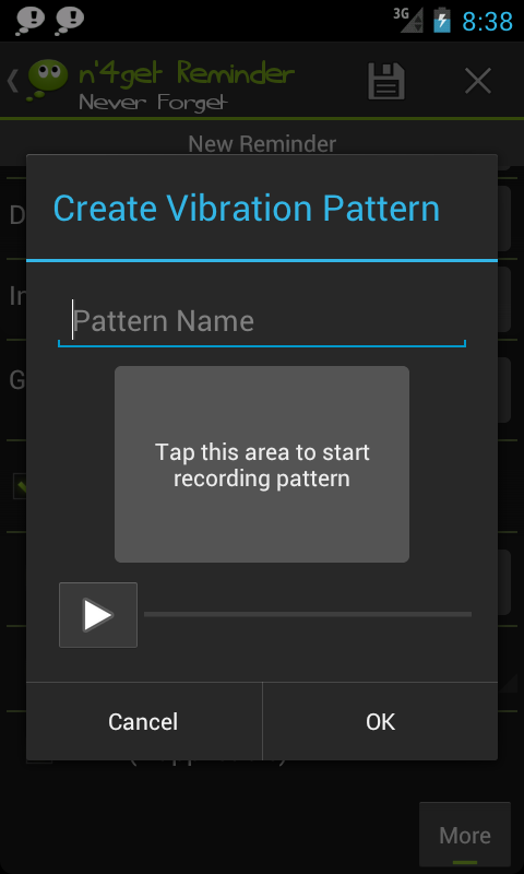 Vibration Pattern